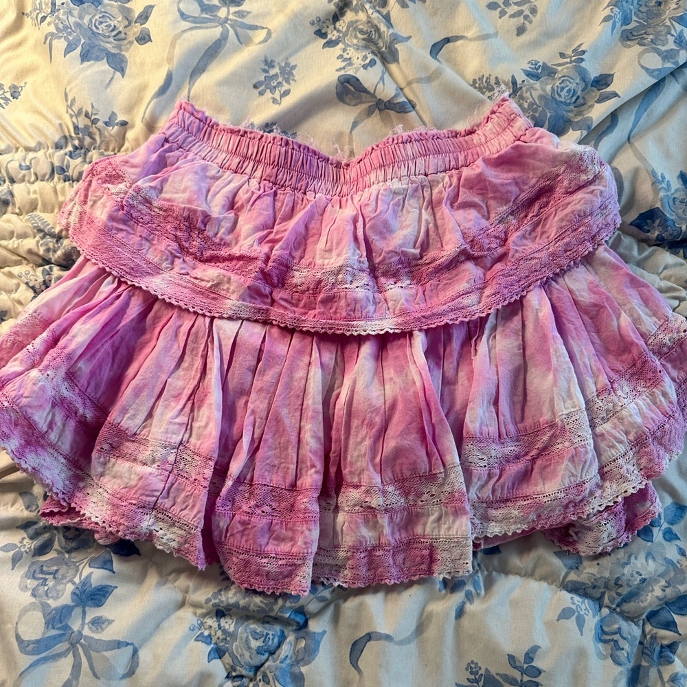 LoveShackFancy Ruffle Mini Heritage Skirt
